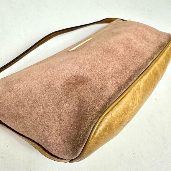Vintage Gucci Pink Suede Boat Pochette - Picture 14 of 16
